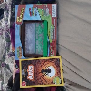 Bnwt nature's bound ant treehouse and ant book for kids